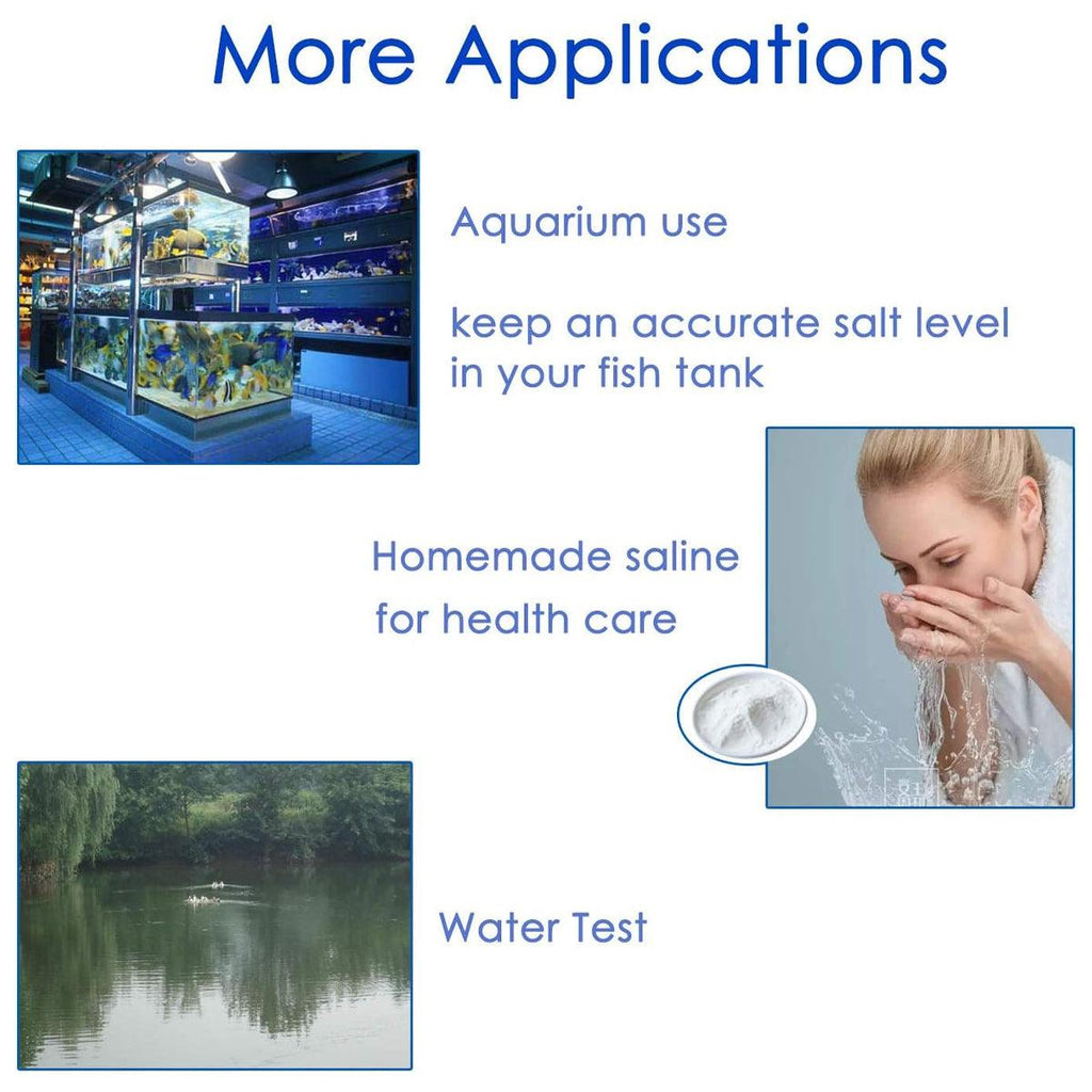 Seafood Fish Tank Seawater Hydrometer Salinometer Salinity Tester for Aquarium