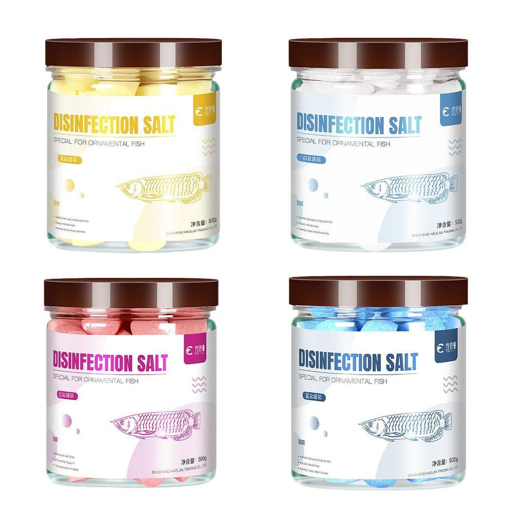 Aquarium Sea Salt Water Treatment Universal Powder For Fish Tank Purification - Yellow
