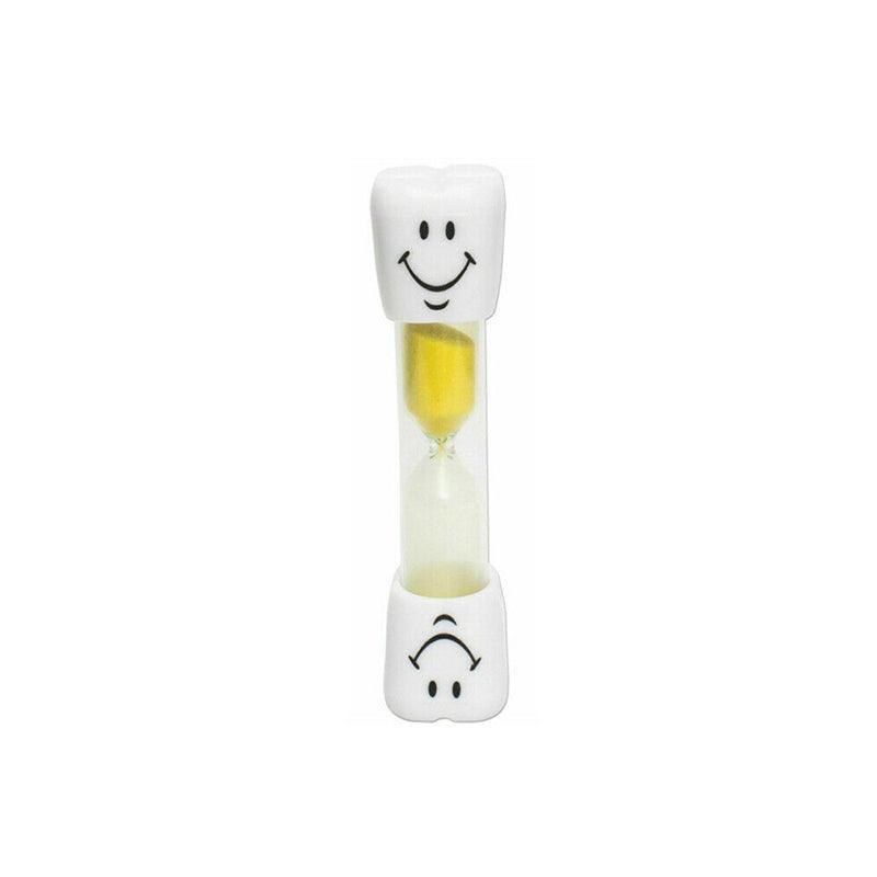 3-Minute Hourglass Sand Timer Smiley Face Clock for Brushing or Kitchen Use - Purple