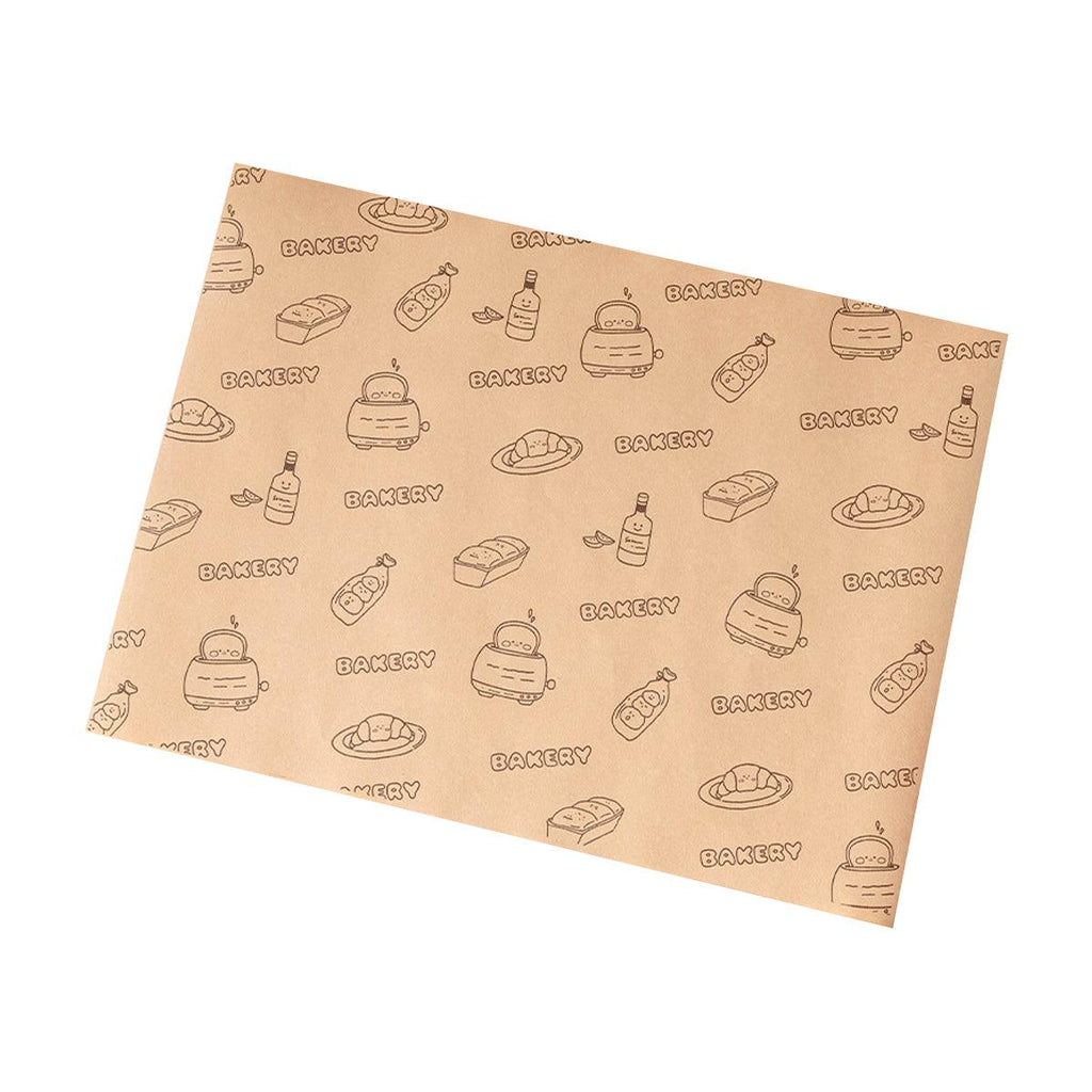 100pcs Sandwich Wrappers Oil Blotting Coated Paper Air Fryer Baking Parchment - Pink Strawberry