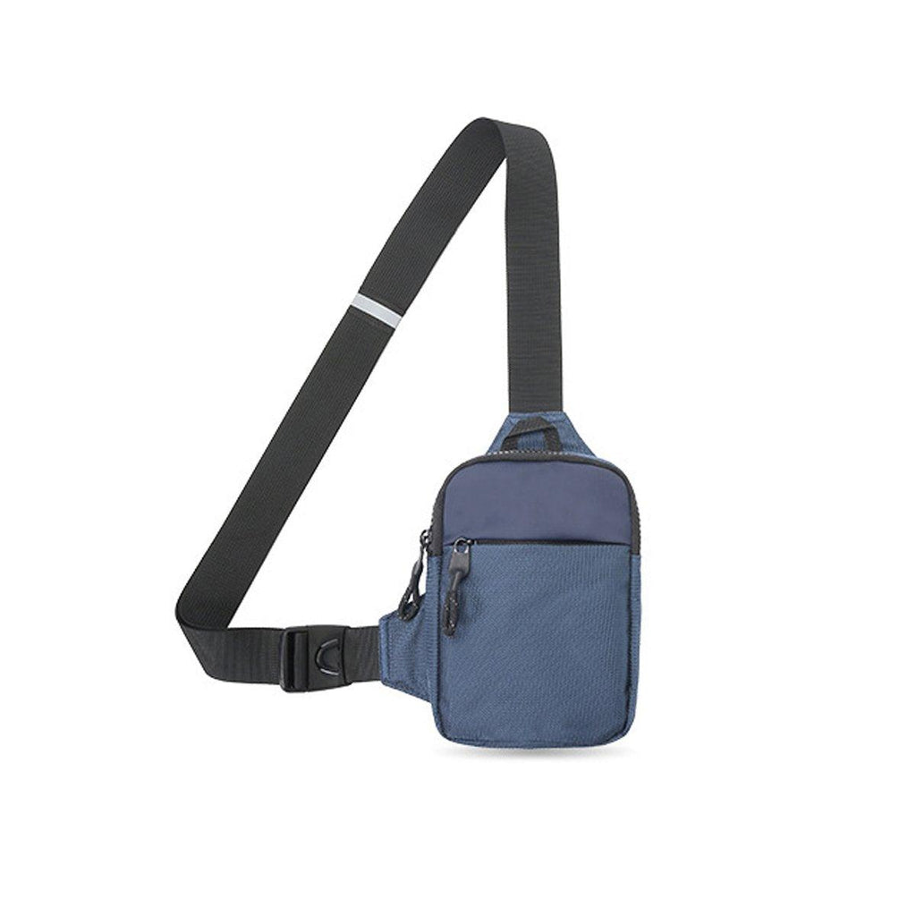 Sports Chest Bag Crossbody Backpack Mini Fashion Satchel for Outdoor Travel - Grey