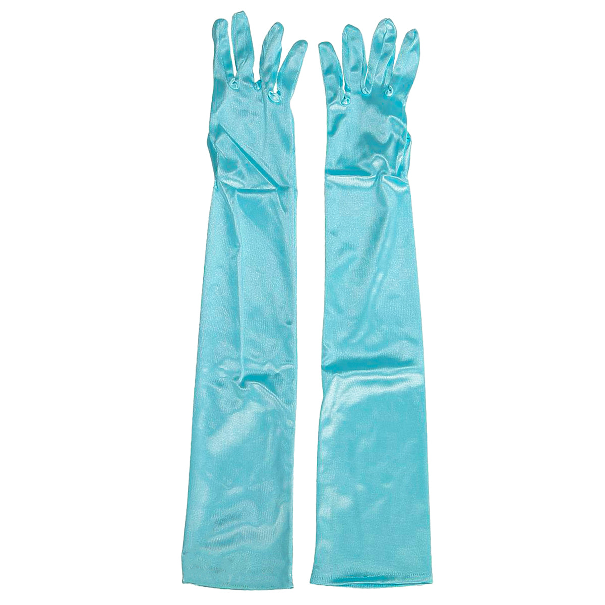 Elegant Long Satin Opera Gloves for Prom Party Wedding Costume or Formal Dress - White
