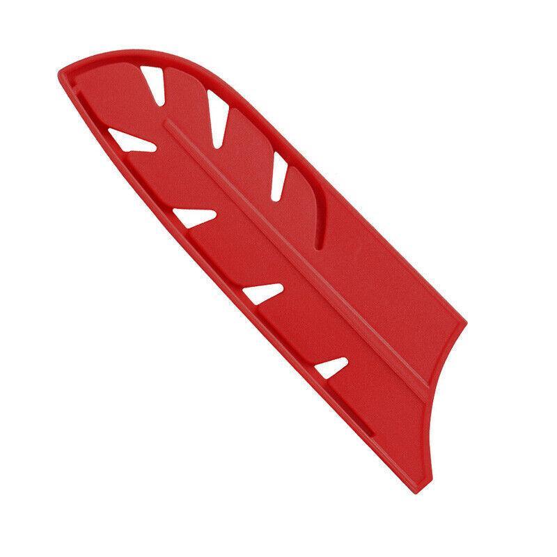 Plastic Knife Sheath Edge Guard Cover Scabbard Slicing Blade Red Protector Chef - Scabbard-5in