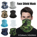 Sunblock Ice Silk Breathable Bandana Bib Face Scarf Fishing Biker Sport Headgear - Blue
