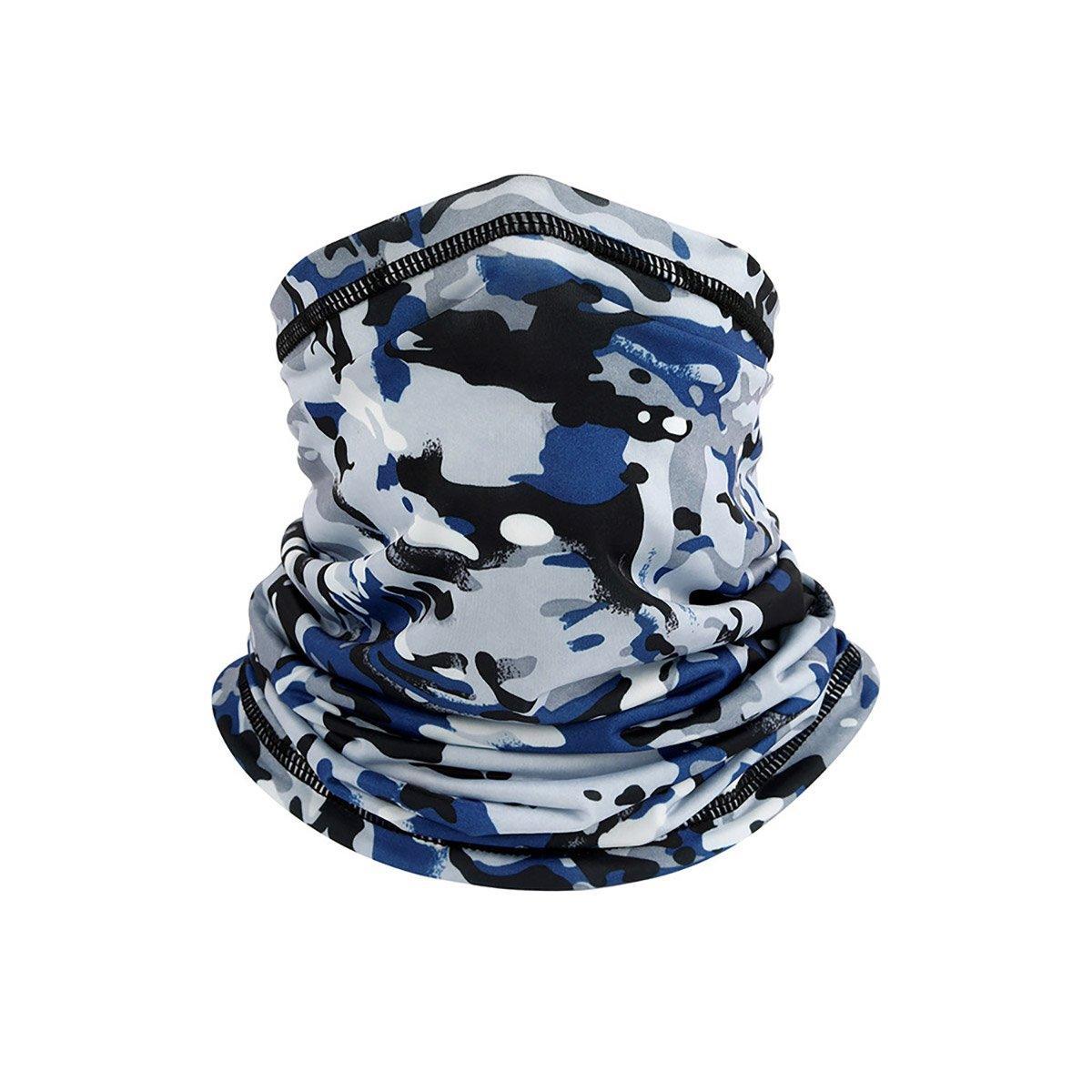 Sunblock Ice Silk Breathable Bandana Bib Face Scarf Fishing Biker Sport Headgear - White