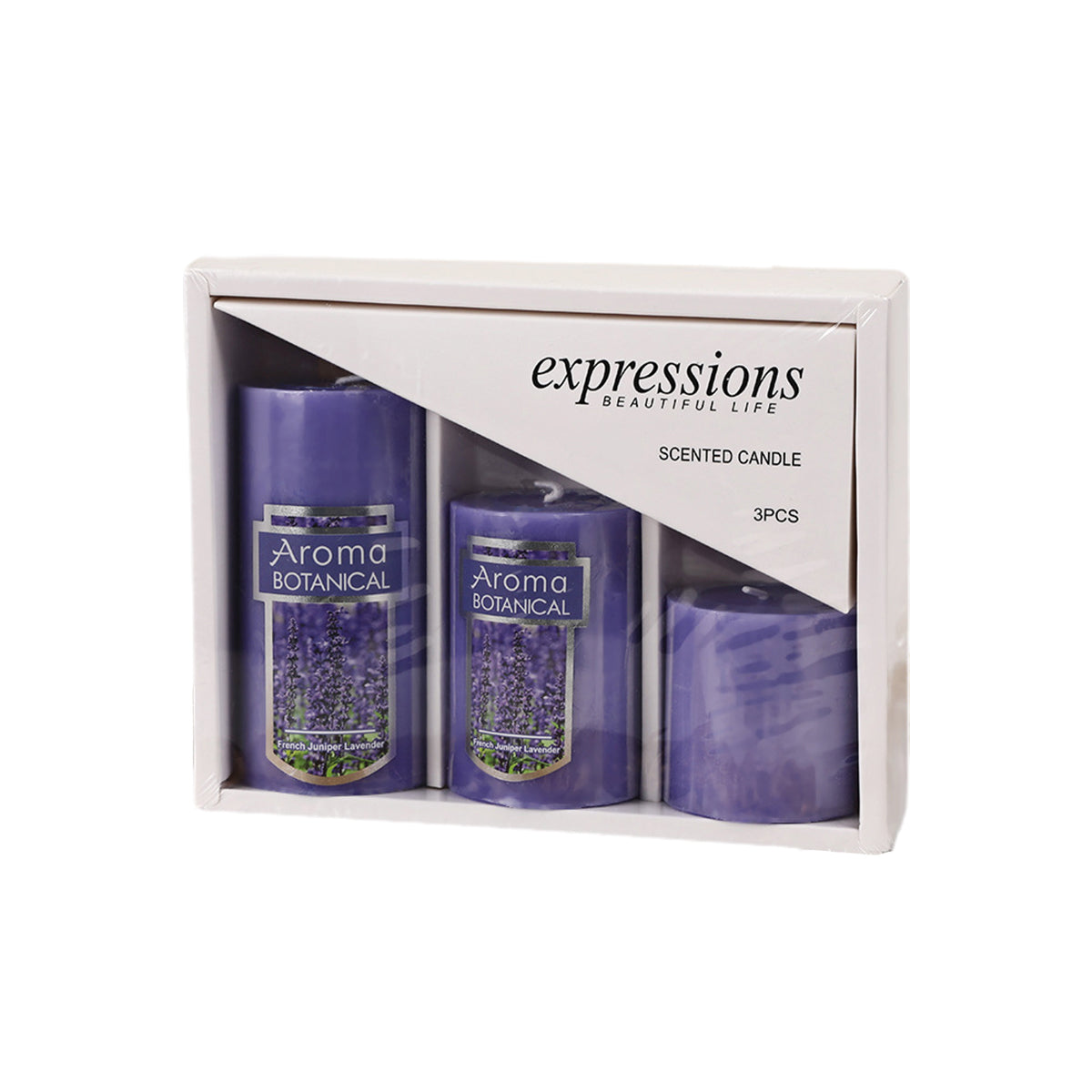 Classic Simple Cylindrical Scented Candles for Home Use Aromatherapy Decoration - White
