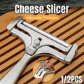 1/2 PCS Butter Cheese Grater Slicer Scraper Stainless Steel Kitchen Gadget Tool - 2PCS