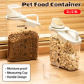 2Sizes Portable Transparent Grain Storage Jar Cat Food Rice Snack Tea Container - 2800ML