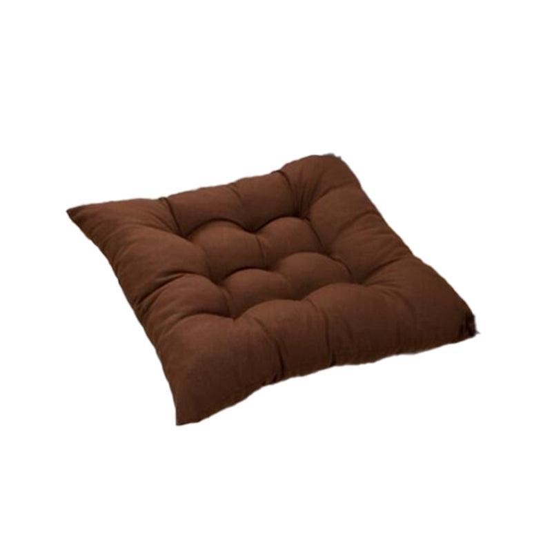 Soft Chair Cushion Pad for Indoor Outdoor Seating Square Seat Cover 35x35cm - Green
