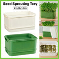 Seedling Tray Sprout Tray Soilless Hydroponic Planting Pot for Indoor Gardening - White