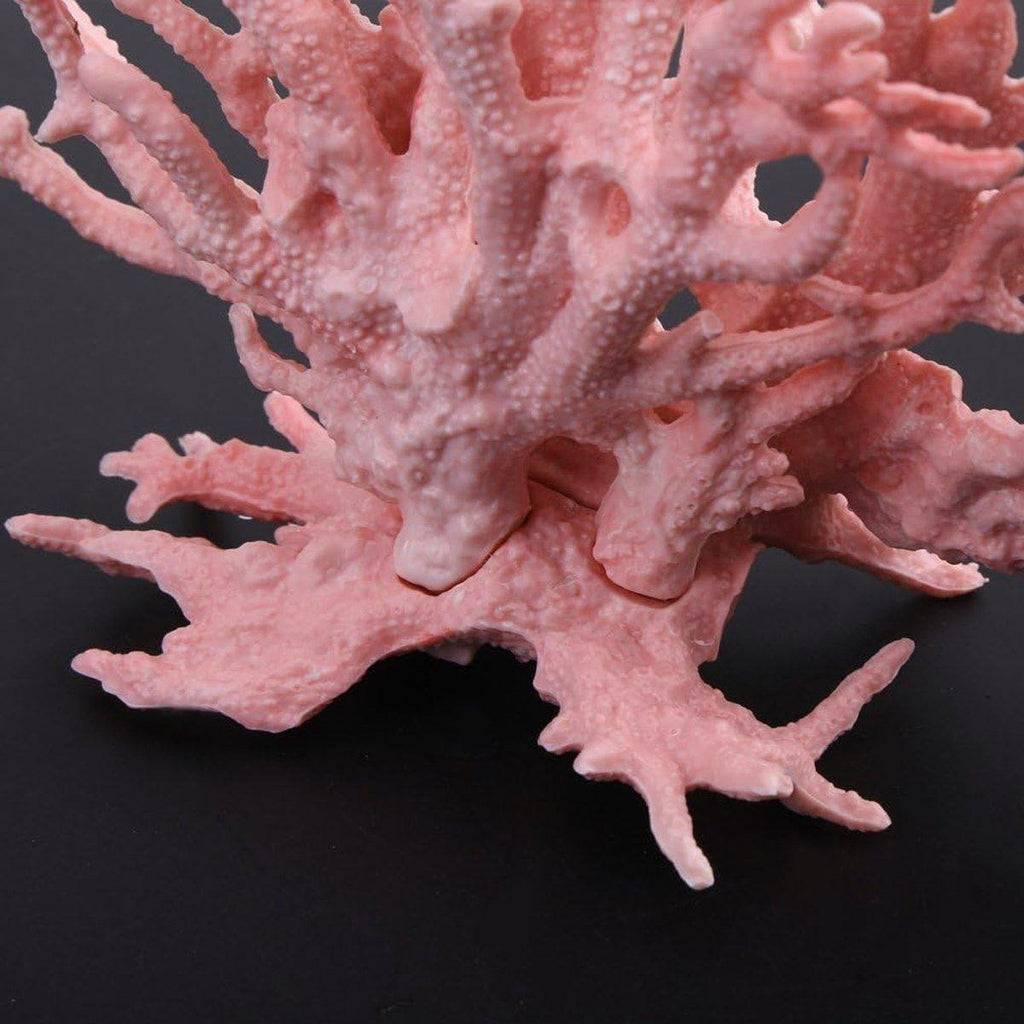 Soft Coral Realistic Water Plants Aquarium Decoration Fish Tank Seawater Set - Beige