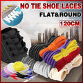 Shoelaces Colorful Coloured Flat Round Oval Bootlace Sneaker Shoe Laces - Flat-Red