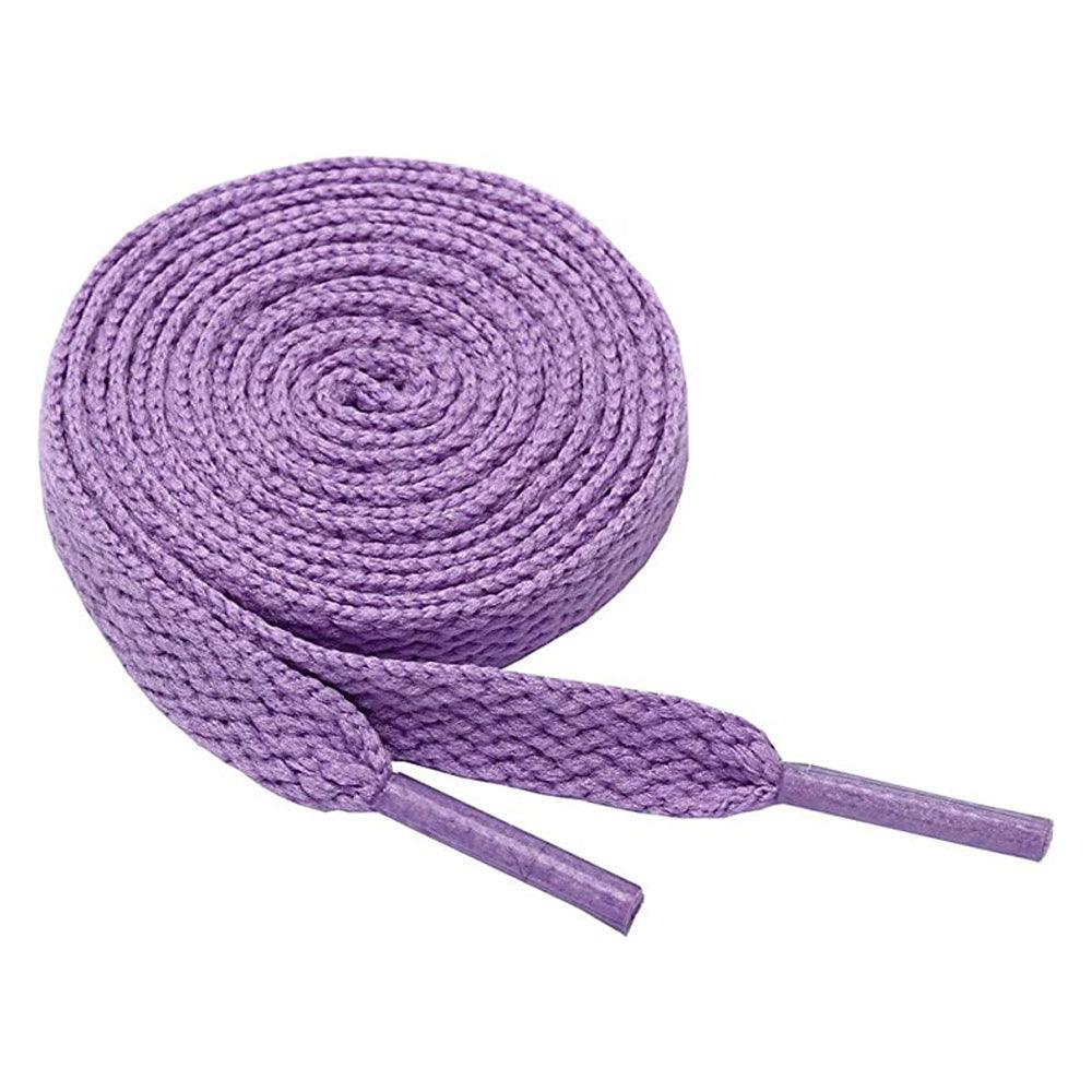 Shoelaces Colorful Coloured Flat Round Oval Bootlace Sneaker Shoe Laces - Round-Red