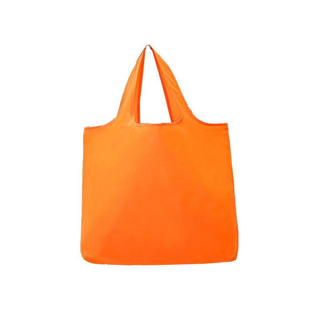 Large Multi Colour Waterproof Shopping Bag Foldable Portable Reusable Bag - Black