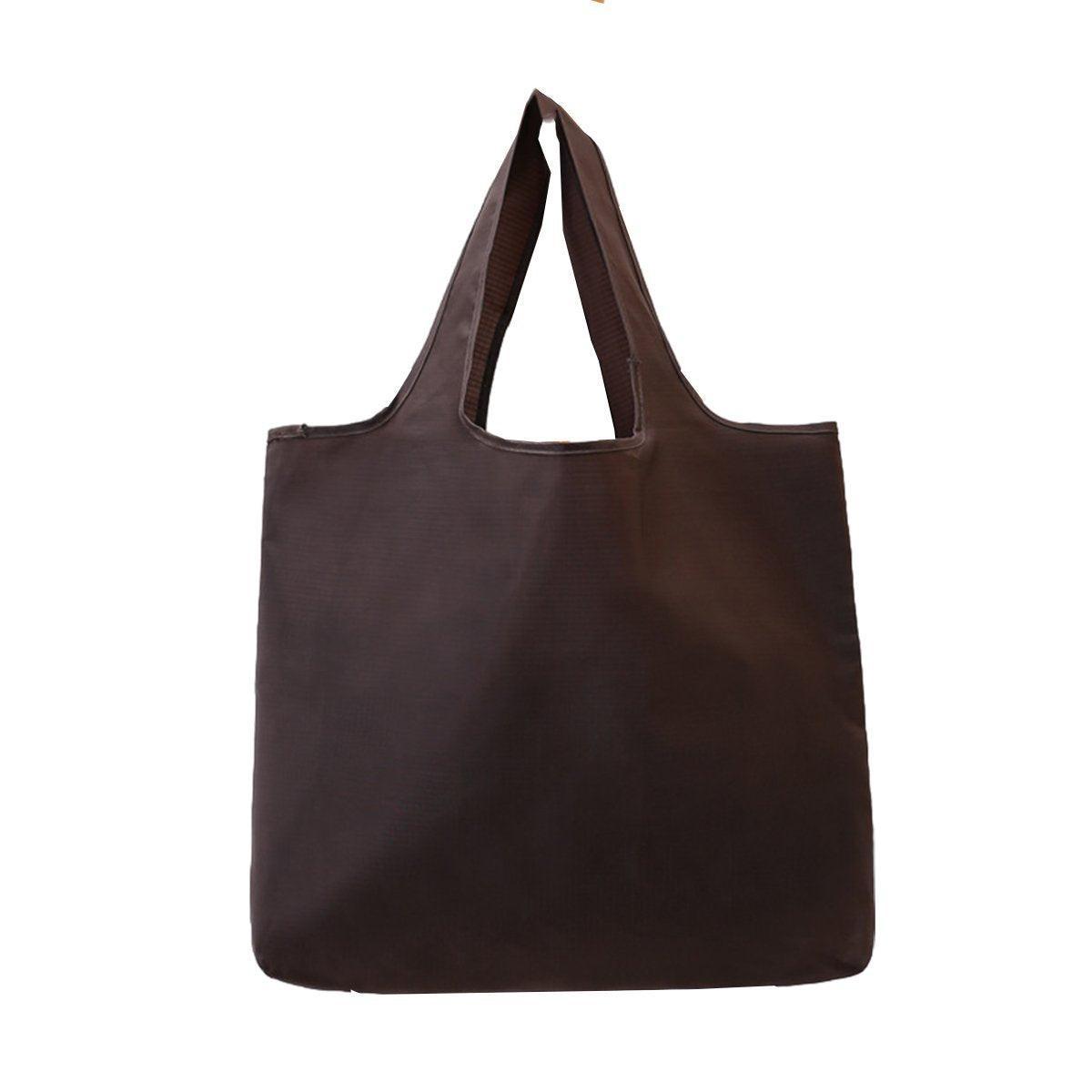 Large Multi Colour Waterproof Shopping Bag Foldable Portable Reusable Bag - Blue
