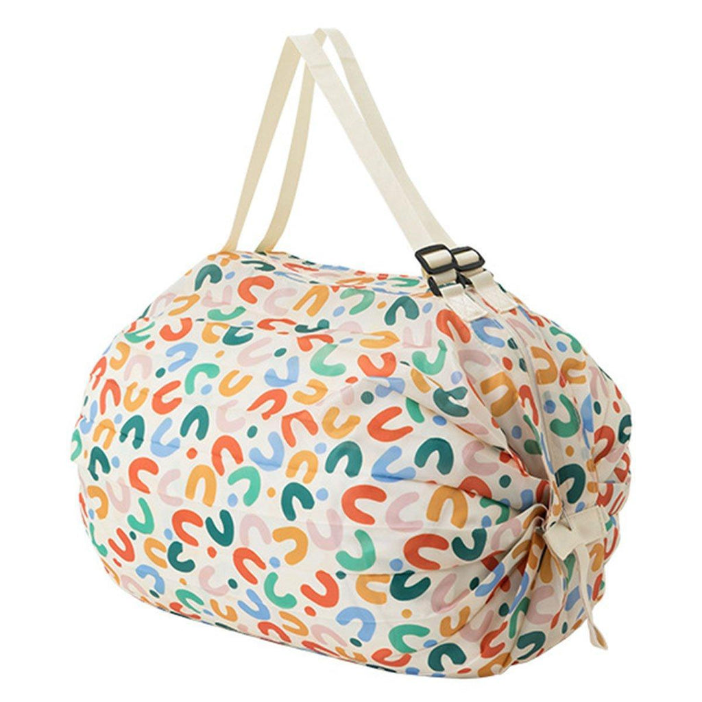 Large Foldable Eco-Friendly Shopping Bag Reusable Thickened Portable Travel Tote - 4
