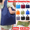 Large Multi Colour Waterproof Shopping Bag Foldable Portable Reusable Bag - Green