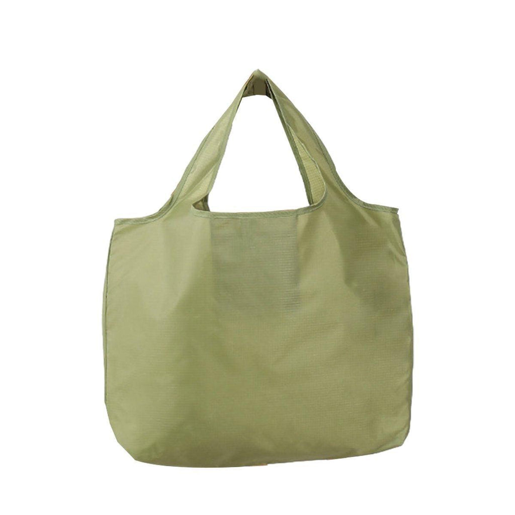 Large Multi Colour Waterproof Shopping Bag Foldable Portable Reusable Bag - Orange