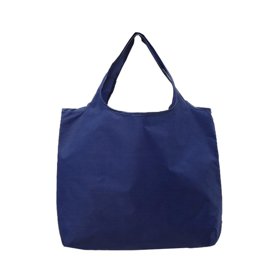 Large Multi Colour Waterproof Shopping Bag Foldable Portable Reusable Bag - Orange