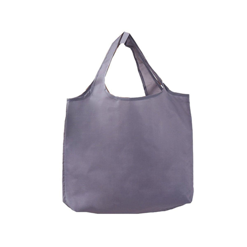 Large Multi Colour Waterproof Shopping Bag Foldable Portable Reusable Bag - Wine Red