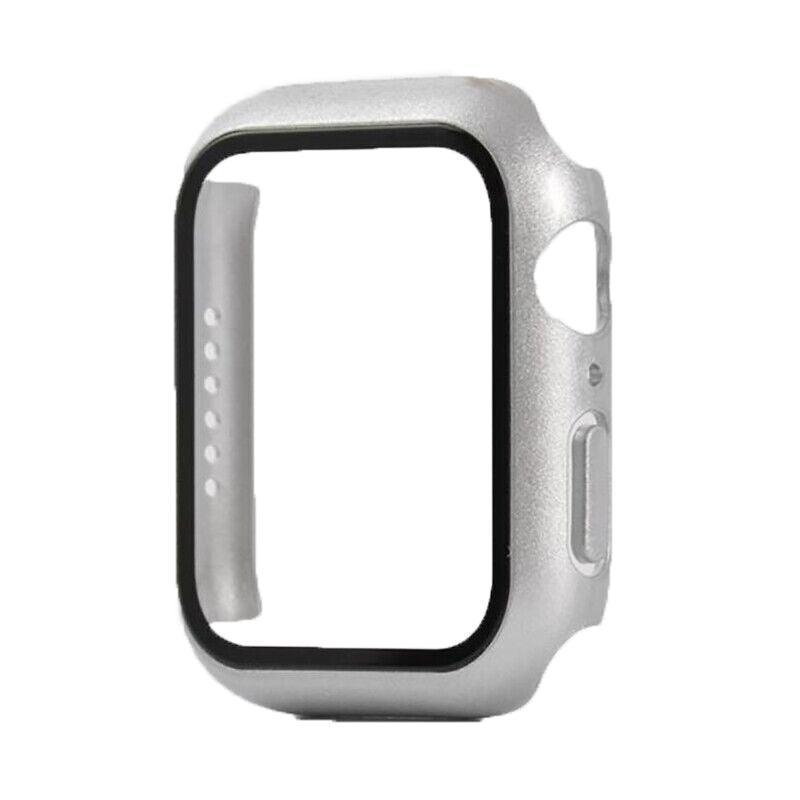 For Apple Watch iWatch Series SE 6 5 4 3 2 1 Case Full Glass Cover 38mm - Green