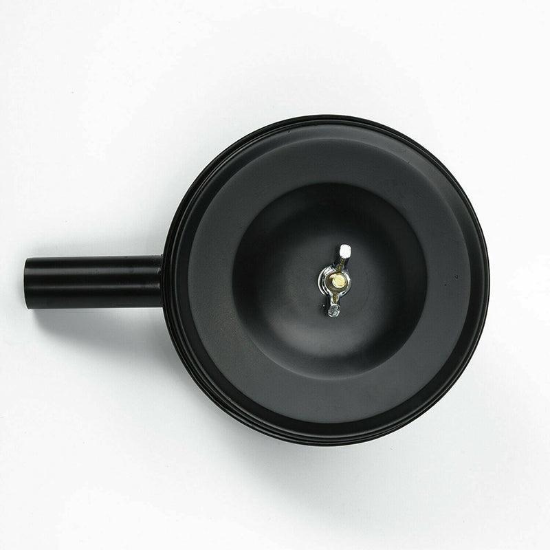 2 Pcs Compressor Male Threaded 20Mm Air Intake Silencer Filter Black Metal Shell