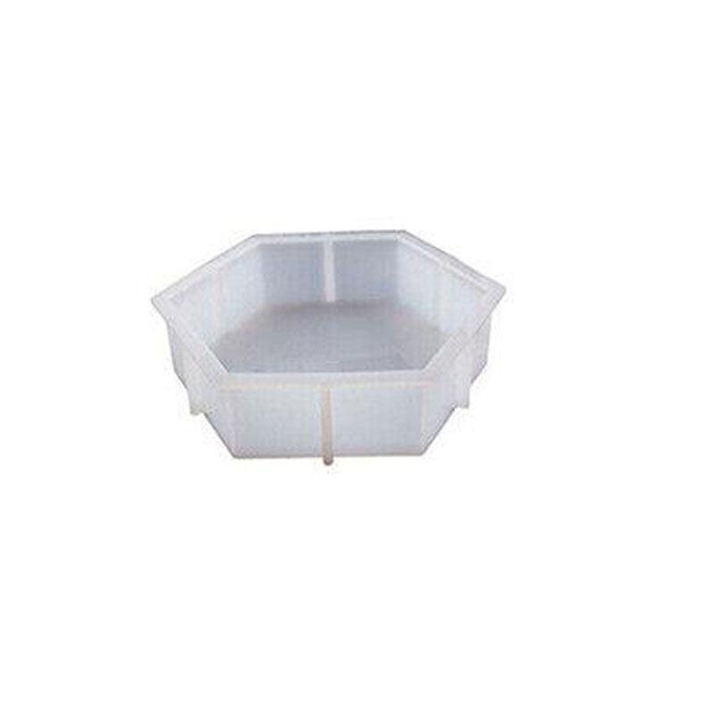 New Large Crystal Epoxy Resin Mold Geometry Cube Specimen Love Heart Round Mould - Hexagon