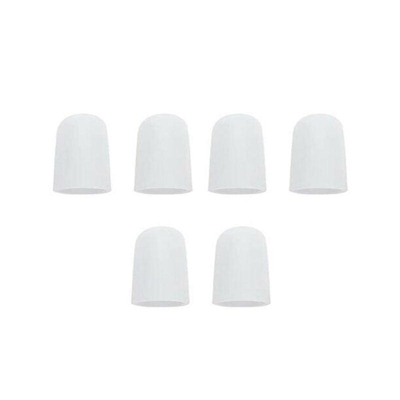Silicone Toe Sleeve Gel Toe Cap Cover Protector Finger Tube Corn - S(2PCS)