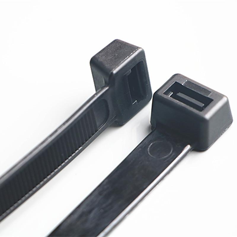 250X Cable Ties Zip Ties Nylon UV Stabilised Black Cable Tie - 3.5*250mm