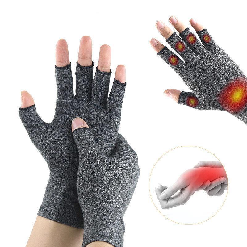 Arthritis Gloves Compression Joint Finger Pain Relief Hand Wrist Support Brace - S