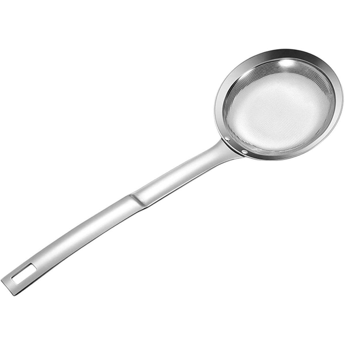 Oil Separator Spoon Mesh Fine Hole Filter Degreasing Residue Cooking Tool - Samll