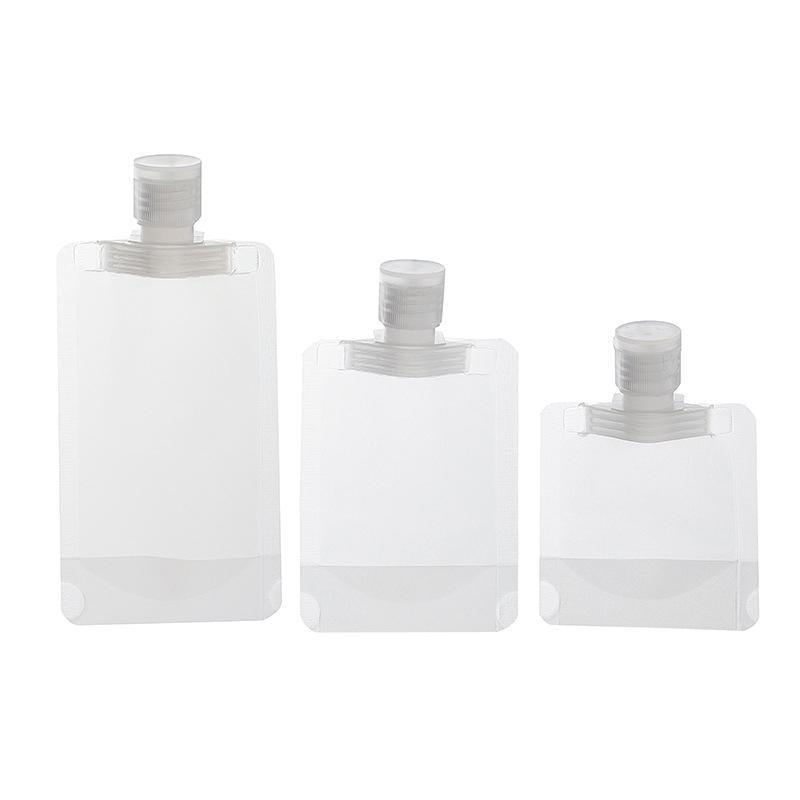 15PCS Reusable Cosmetic Travel Leakproof Pouch Set 30ml 50ml 100ml