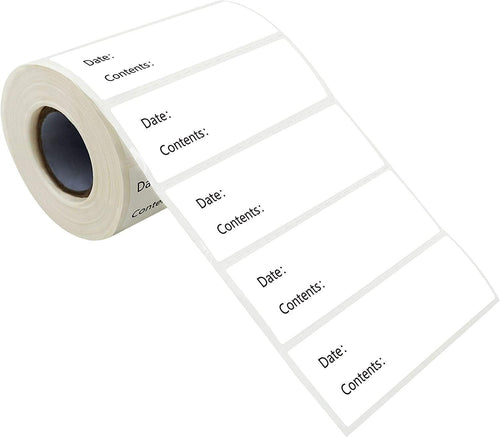 500PCS Kitchen Stickers Refrigerator Freezer Food Storage Date Content Labels