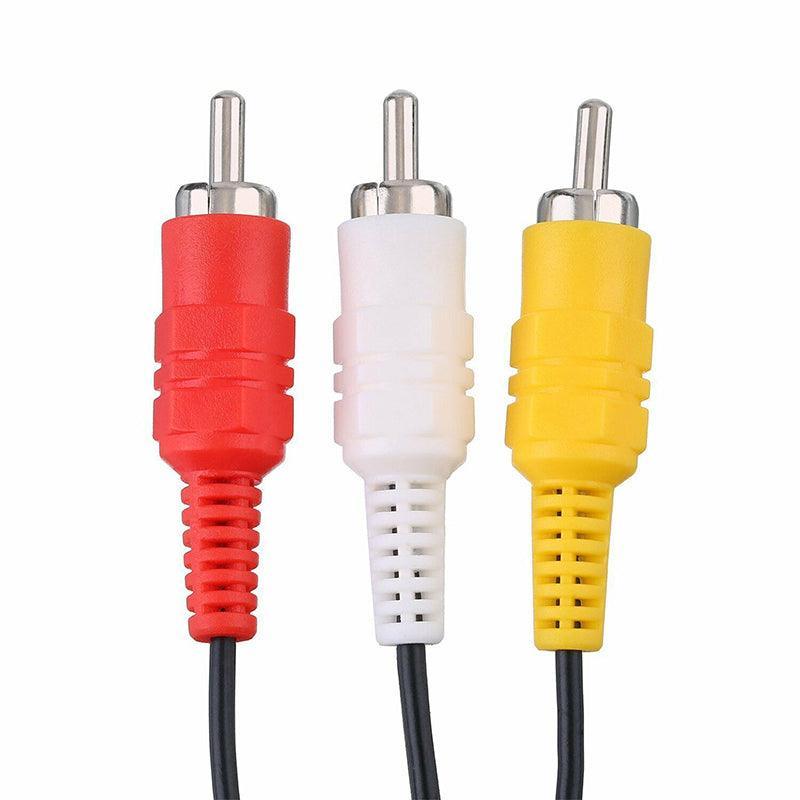 2PCS 1.8M RCA AV Cable for Sony PlayStation PS1 PS2 PS3 Audio Video Cord