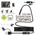 Waterproof Hd Endoscope Usb Type-C Borescope Inspection Snake Camera For Android - 5M