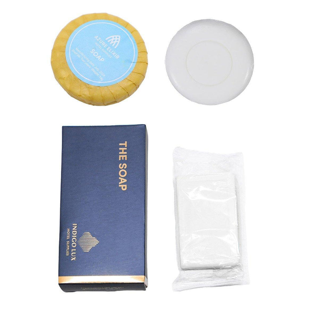 50pcs Hotel Soap Bars for Guesthouse Bathroom Travel Toiletries Set Hotel Use - Rectangle