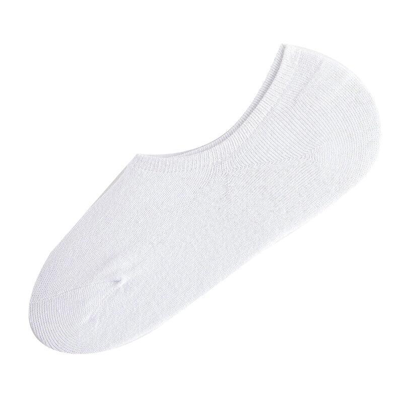 5 Pairs No Show Liner Socks Non Slip Cotton Low Cut Invisible Unisex Footies - Dark Grey