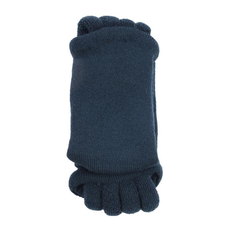 1 Pair Yoga Massage Socks Toe Separator Foot Alignment & Pain Relief - Royal Blue