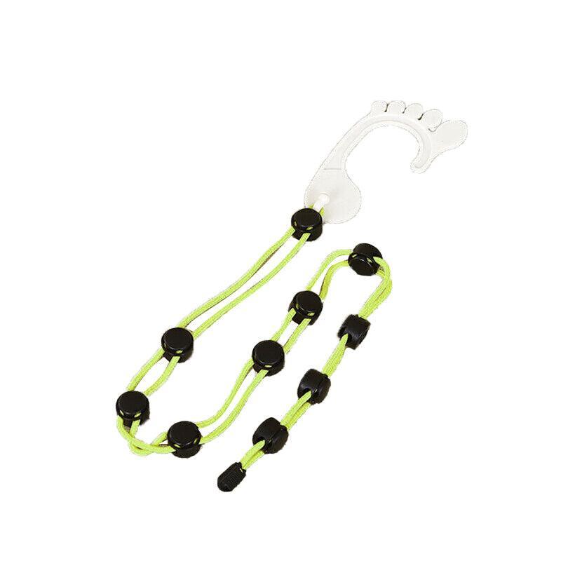 Locks Sock Tidy Clips Rope Storage Hangers Closet Organizer Laundry Helper - Green