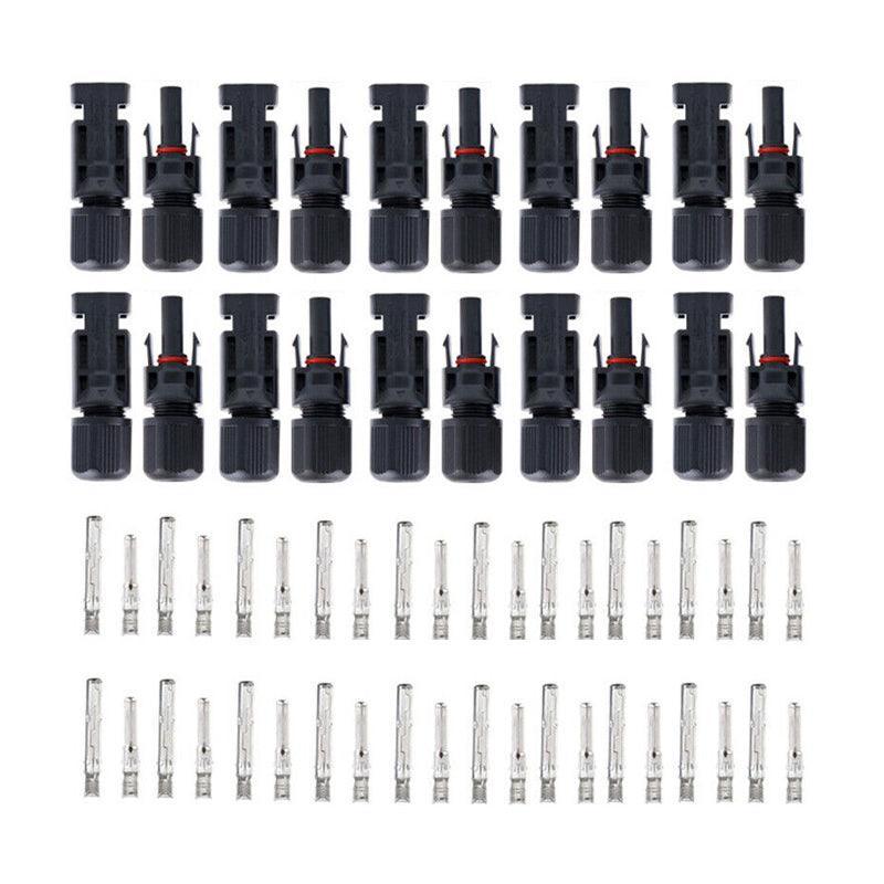 5-20 Pairs PV Connectors Solar Panel 30A Line Plug Socket Male Female IP67 - 5 Pairs