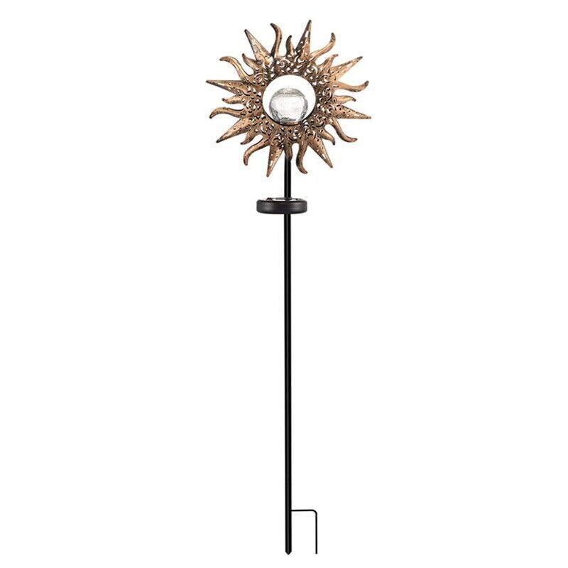 Solar Lights LED Garden Decor Outdoor Path Lights Lawn Light Lantern Lamp - 1X Moon