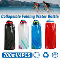 4PCS Portable 700ML Folding Water Storage Bag PE for Riding Sports Hiking Kettle