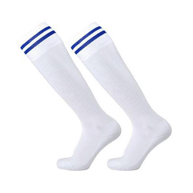 Mens Womens Sports Breathable Tube Long High Socks Knee Warm Casual Footy Soccer - Yellow