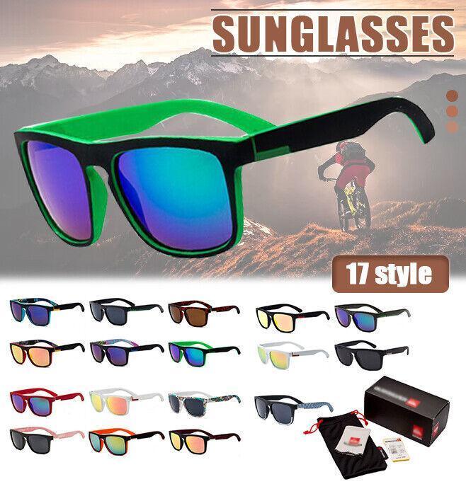 Polarized Mens Sunglasses Polarised Square Frame Glasses Sports - 12