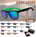 Polarized Mens Sunglasses Polarised Square Frame Glasses Sports - 15