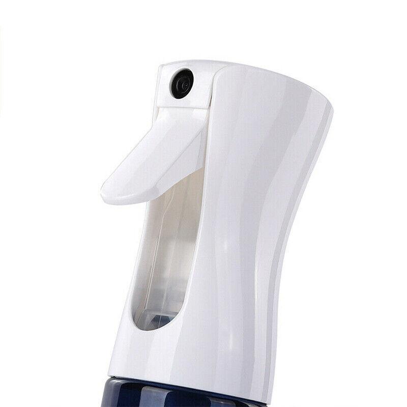 Hair Water Spray Bottle Empty- Continuous Mister Sprayer Ultra Fine Mist Bottle - Black