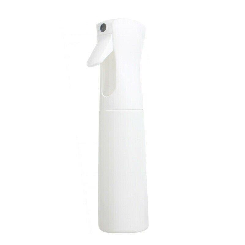 300ml Continuous Spray Bottle Ultra Fine Mist Dispenser Sanitizer Salon - White