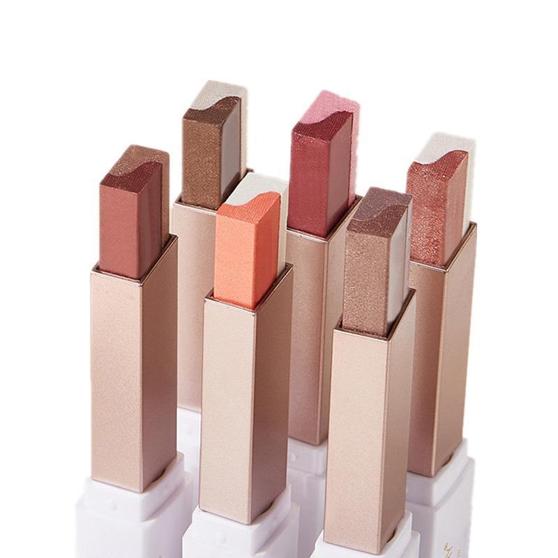 Glitter Double Colour Gradient Eyeshadow Stick Two Tone Eye Shadow Pen Cosmetics - 1