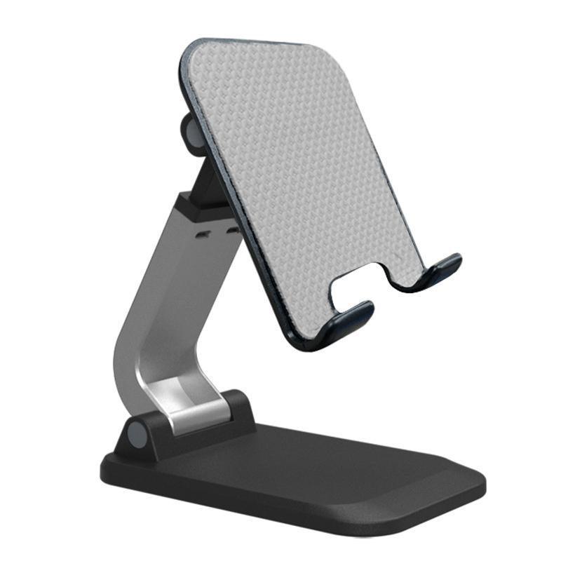 Adjustable Foldable Tablet Stand Desktop Holder Mount Mobile Phone iPad iPhone - Black