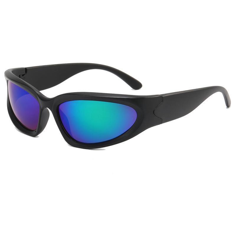 Men Sunglasses Polarized Glasses Driving Sports Outdoor Sport Fishing Eyewear - Purple/Black